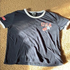USA t shirt. WORN ONCE